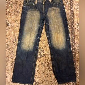 Vintage 90s Akademiks Baggy Dark Wash Jeans